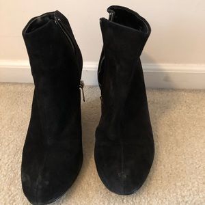 Calvin Klein wedge bootie about 3 inch heel